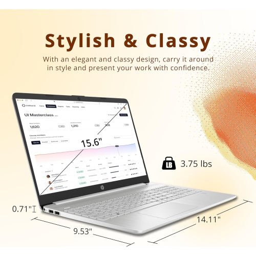 HP 15.6" FHD Touchscreen Laptop, Intel Core i7-1255U, 1TB PCIe SSD, 16GB RAM, Numeric Keyboard, Intel Iris Xe Graphics, HP Fast Charge, Win 11 Pro,