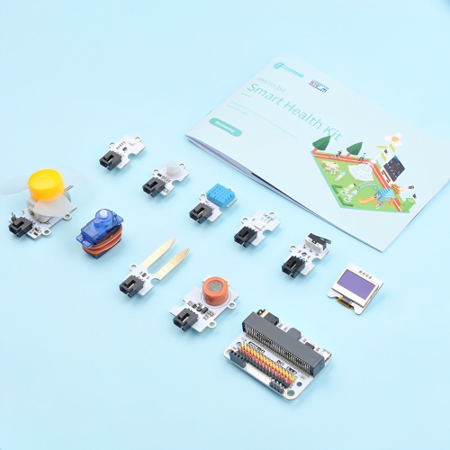 ElecFreaks Micro:bit Smart Health Kit - Educational DIY Coding STEM kit with Basic Programming Electronics Computer Science Modules for Kids and