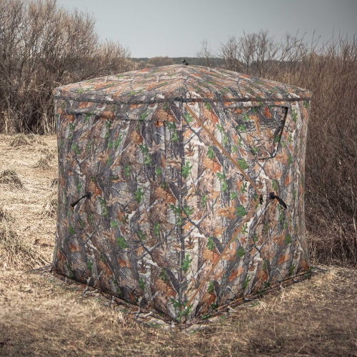 Costway Hunting Blind Portable Pop Up Ground Tent 2-3 Person with Carry Bag Storage Pocket