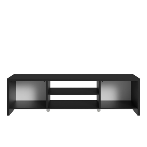 Madesa 2-Piece TV Stand and Ladder Shelf Set: 57" Entertainment Center with Cable Management + 24" 5-Tier Ladder Shelf for Storage, Office, Living