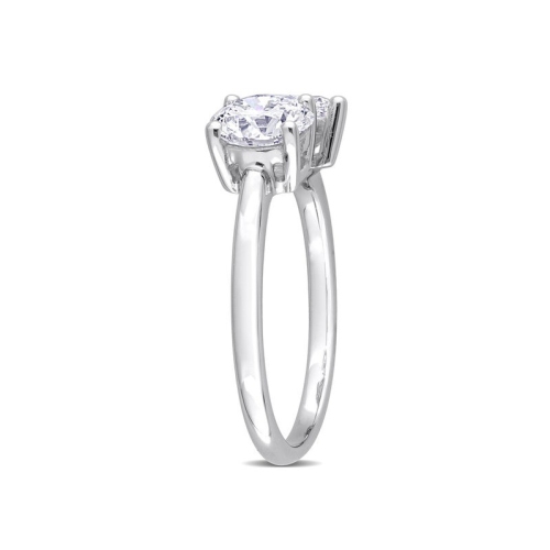 2.00 Carat Lab-Grown Diamond Two Stone Engagement Ring in 14k White Gold