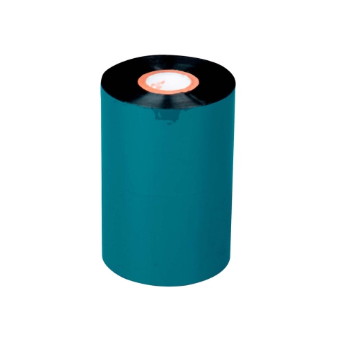 LabelJET 4.33" x 1476ft / 110mm x 450m Black LJW121 Wax Ribbon For Zebra Industrial Printers 12/Rolls