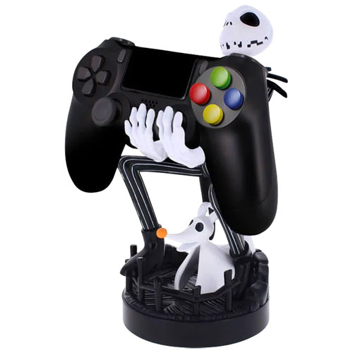 Support pour téléphone et manette de Cable Guys - Disney : Jack Skellington