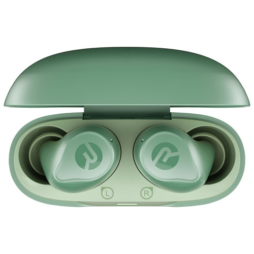 Écouteurs boutons 100 % sans fil à suppression active du bruit Everyday de Raycon - Vert forêt
