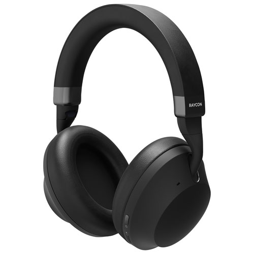 Casque d'écoute Bluetooth à suppression active du bruit Everyday Pro de Raycon - Noir