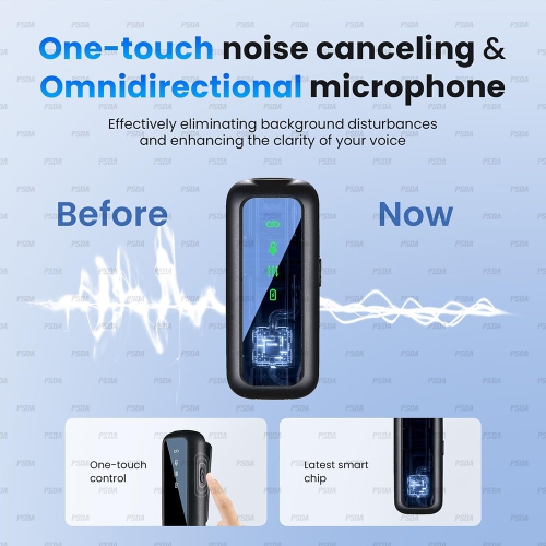 Wireless Microphone Bundle for iPhone with 2 Mini Mics 1 Receptor & Charging Base Great Lavalier Mic for TikTok Podcast Video