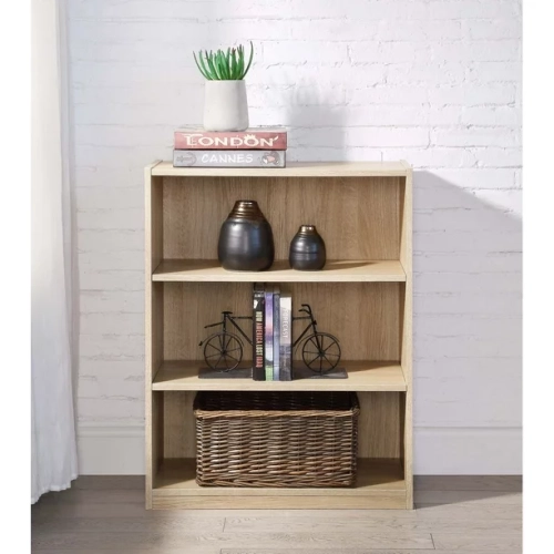 Mainstays 3-Shelf Bookcase with Adjustable Shelves, Multiple Colors, Adjustable shelves, 31” tall, Black