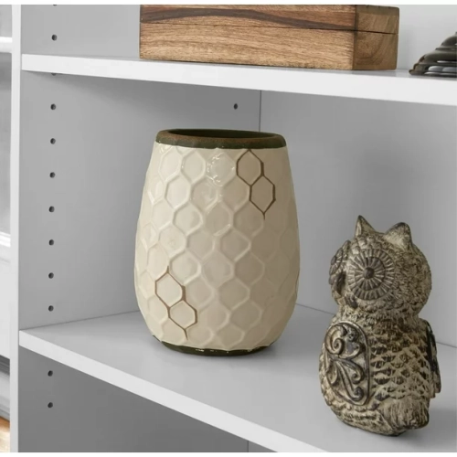 Mainstays 3-Shelf Bookcase with Adjustable Shelves, Multiple Colors, Adjustable shelves, 31” tall, White