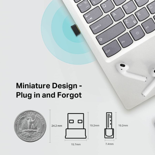 TP-Link Wireless AC600 Desktop/Laptop Nano USB Adapter -