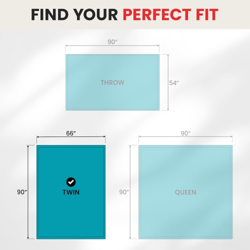 Canadian Linen Flannel Fleece Blanket, 66"x90" Twin Size, Lightweight Warm Moisture Wicking Ultra Soft Plush Fuzzy Throw Blankets for All Season, Teal