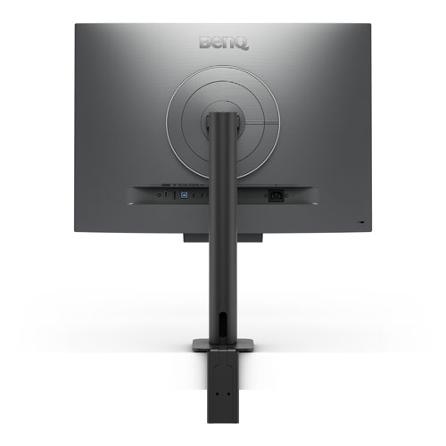 Moniteur FreeSync ACL IPS UHD 4K 60 Hz de 28,2 po de BenQ avec temps de réponse de 5 ms et bras flexible - Gris métallique