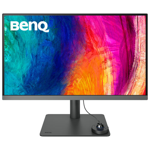 Moniteur de jeu FreeSync ACL IPS UHD 4K 60 Hz de 27 po de BenQ avec temps de réponse de 5 ms - Gris métallique