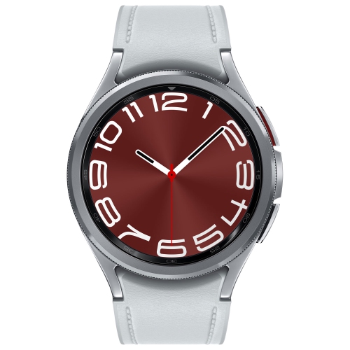 Samsung Galaxy Watch6 Classic (GPS + LTE) 43mm Smartwatch with Heart Rate Monitor - Silver by SAMSUNG - Refurbished condition - Image 2