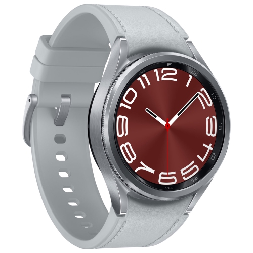 Samsung Galaxy Watch6 Classic (GPS + LTE) 43mm Smartwatch with Heart Rate Monitor - Silver by SAMSUNG - Refurbished condition - Image 3