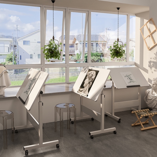 axGear Multifunction Table Height Tilt Adjustable Drawing Office Computer Foldable Desk