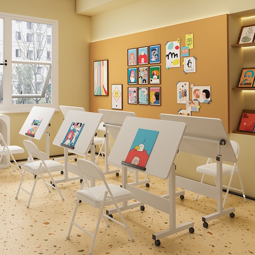 axGear Multifunction Table Height Tilt Adjustable Drawing Office Computer Foldable Desk