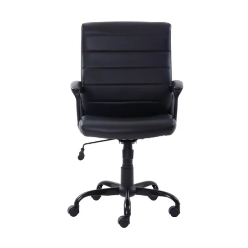 Mainstays Bonded Leather Manager's Office Chair, Bonded Leather Upholstery, Mid-Back