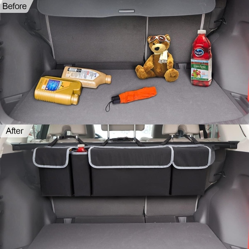 axGear Car Trunk Organizer Storage Bag for SUV Truck MPV Waterproof Collapsible