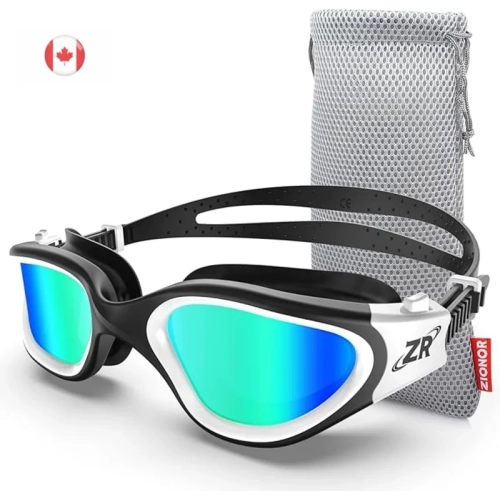 GENER  G1 Polarized Swim Goggles, Anti-Fog Swimming Goggles for Adults, Men & Women