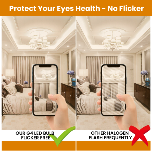 Ampoules DEL à intensité réglable de G4 W, blanc jour 6000K, 3 W de 300LM W, forme JC, base à deux broches de G4 W, ampoule DEL de rechange