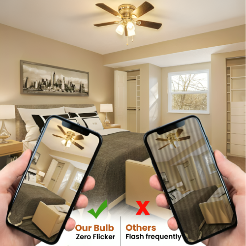 LED T10 Dimmable Filament Bulb, 4W 400 Lumens, E26 Tubular Vintage Bulb, 3000K Soft White, Edison E26 Base CUL/UL Certified (Pack of 4)