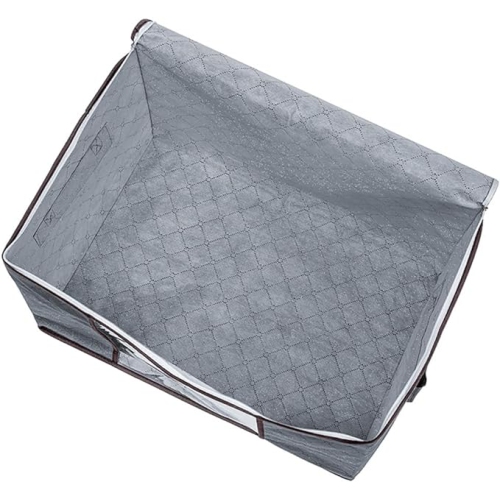 Livearty 90L Large Storage Bags, 6 Bags Clothes Storage Bins Foldable Closet Organizer Storage Containers with Durable Handles Thick Fabric for