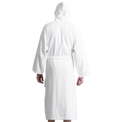 Canadian Linen Terry Tissu chaud Peignoirs Serviette 100 % coton pour femmes Douches à capuchon Hôtels doux Salon Resorts Massage Spa, très grand,