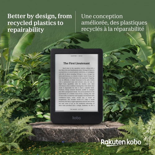 Kobo Clara BW | eReader | 6” Glare-Free Touchscreen with ComfortLight PRO 16GB