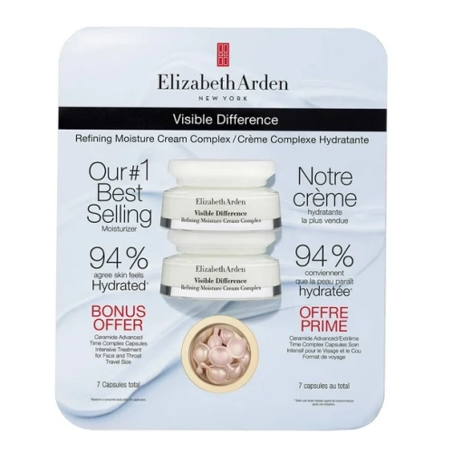 Elizabeth Arden Visible Difference Refining Moisture Cream, 2 x 75 mL