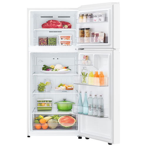 LG 28" 18 Cu. Ft. Top Freezer Refrigerator (LT18S2100W) - White
