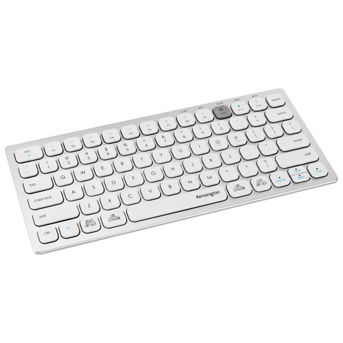 Clavier compact sans fil Bluetooth double de Kensington - Argenté - Anglais