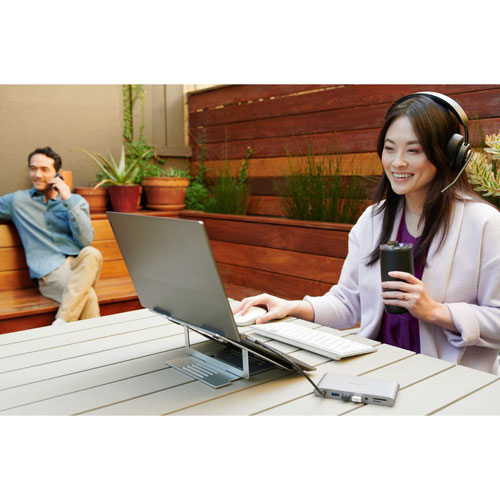 Clavier compact sans fil Bluetooth double de Kensington - Argenté - Anglais