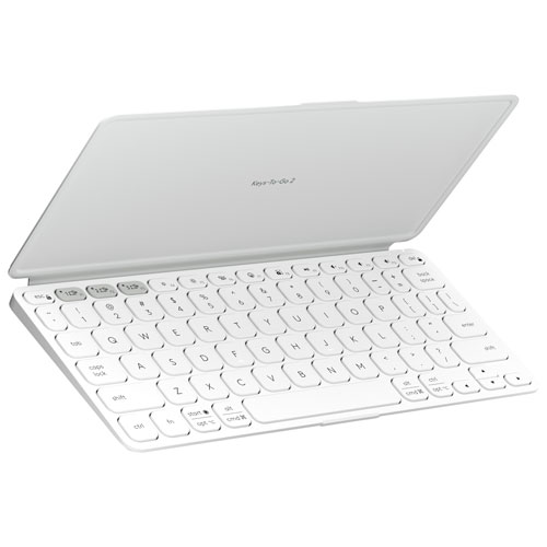 Logitech Keys-To-Go 2 Universal Keyboard with Cover - Pale Grey - English