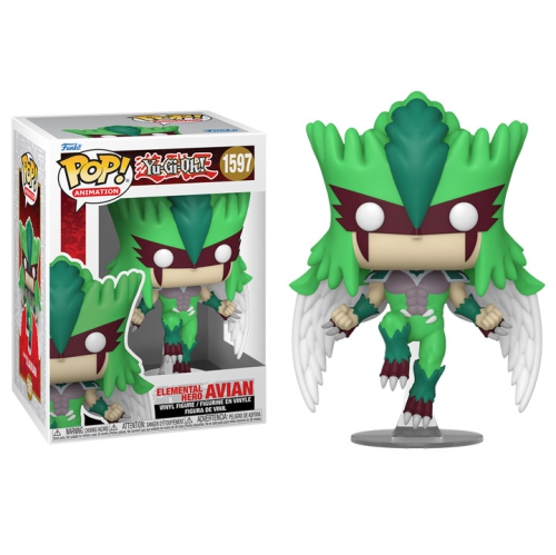 FUNKO  Pop Animation Yu-Gi-Oh Vinyl Figure Elemental Hero Avian #1597 Yugioh