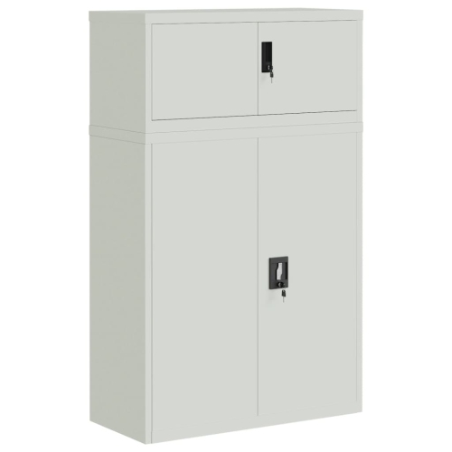 Armoire de classement vidaXL en acier gris clair 90 x 40 x 40 x 145&nbsp;cm