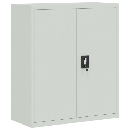 Armoire de classement vidaXL en acier gris clair 90 x 40 x 40 x 145 cm