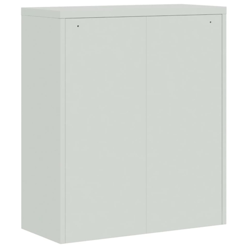 Armoire de classement vidaXL en acier gris clair 90 x 40 x 40 x 145 cm