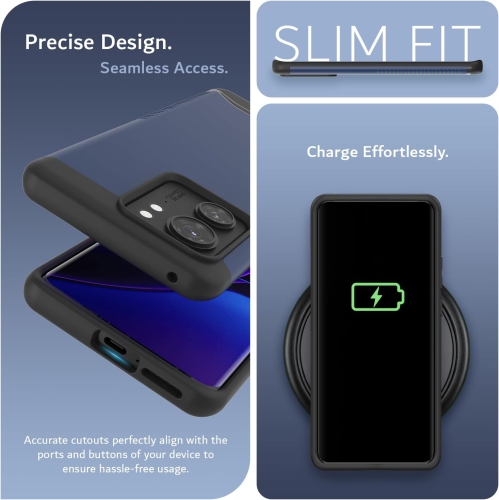 Étui Merge de TUDIA compatible avec MagSafe pour Edge 2023 de Motorola - Indigo