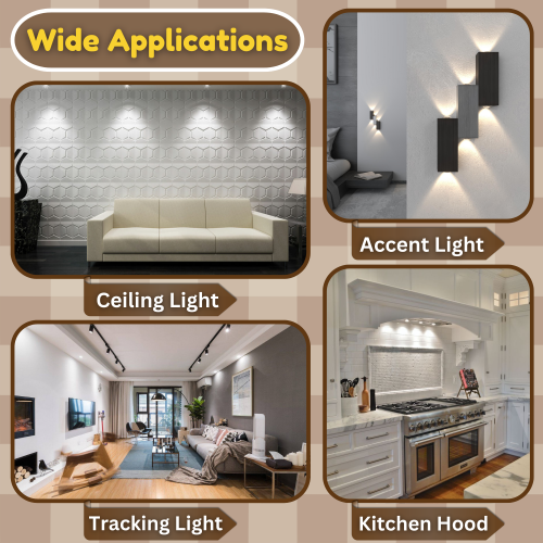 Strak PAR16 LED Bulbs, Dimmable 7W 560LM, LED Flood Lights, 5000K Daylight White Led Spotlight Bulb, Recessed Lighting E26 Screw Base Cul/Ul