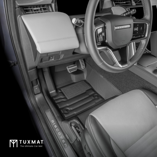 TuxMat - For Land Rover Discovery Sport with Fixed Rear Seats 2020-2022 Models - Custom Car Mats - Maximum Coverage, All Weather, Laser Measured -