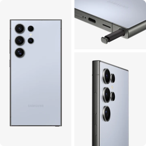 Remis à neuf - Galaxy S24 Ultra 256 Go de Samsung - Bleu titane - Déverrouillé