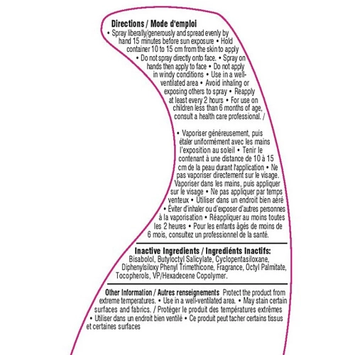 KINeSYS 30 SPF Mango Sunscreen Spray 120 mL 4-pack