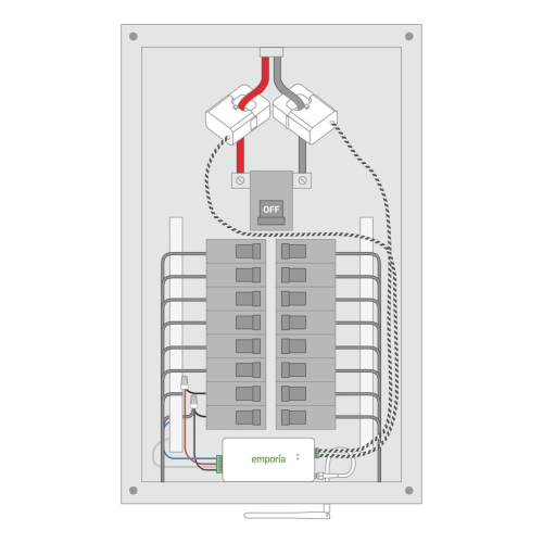 Moniteur d'énergie vue de 3 e génération d'Emporia