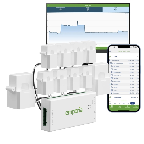 Emporia Vue Energy Monitor 8 sensors Gen 3