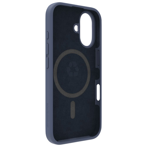 Dbramante1928 Monaco Fitted Hard Shell Case with MagSafe for iPhone 16 - Blue