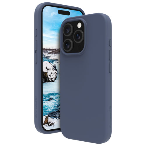 Dbramante1928 Monaco Fitted Hard Shell Case with MagSafe for iPhone 16 Pro - Blue