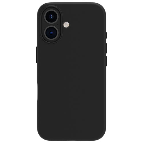 Dbramante1928 Monaco Fitted Hard Shell Case with MagSafe for iPhone 16 - Black