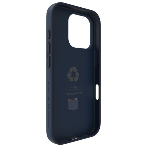 Dbramante1928 Iceland Ultra D3O Kickstand Fitted Hard Shell Case with MagSafe for iPhone 16 Pro - Blue