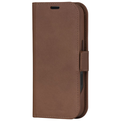 Dbramante1928 Lynge 2-in-1 Wallet Case with MagSafe for iPhone 16 Pro - Tan