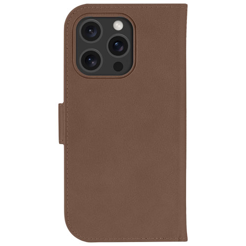 Dbramante1928 Lynge 2-in-1 Wallet Case with MagSafe for iPhone 16 Pro - Tan